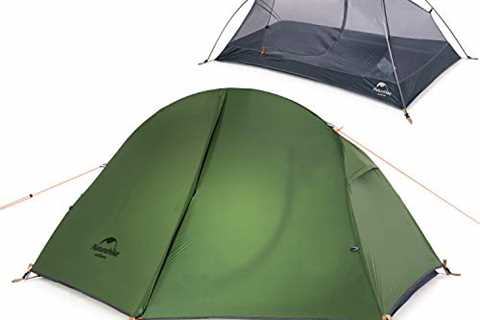 Naturehike Bikepacking 1 Person Tent, Waterproof Easy Set up Free Standing Single Person Tent,..