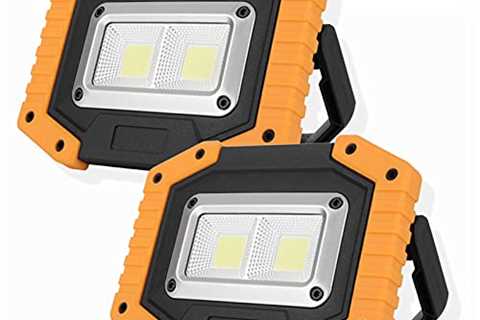 OTYTY LED Work Light, Rechargeable Work Light Portable Flood Lights Magnetic LED Light for Outdoor..