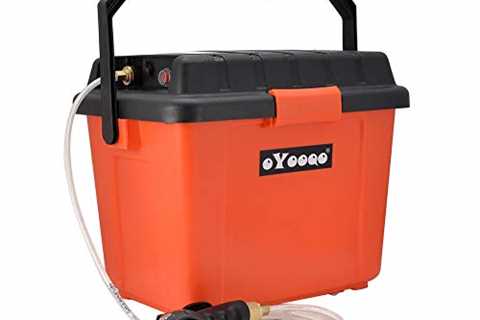 OYOOQO Electric Pressure Outdoor Shower, Portable Camping Shower Good for Surfing,Diving,Fishing..