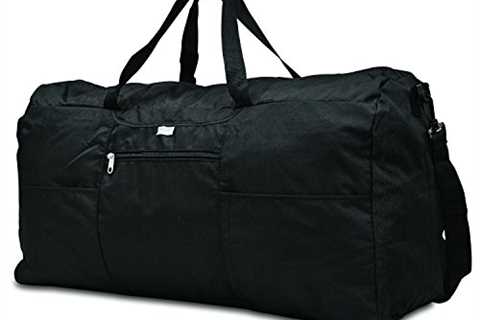 Samsonite Foldaway Packable Duffel Bag, Black, Extra Large - The Camping Companion