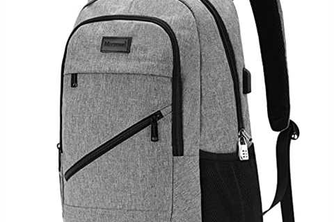 Mecrowd Laptop Backpack for Women, Anti Theft Backpack with USB Charging Port, 15.6 Inch Large..
