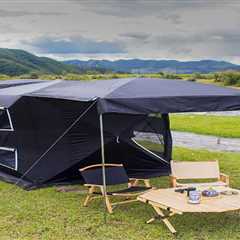 Effortless Automatic Car Tent: Quick Open Tailgate Tent with UV Protection & Windproof Design